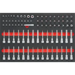 85 Piece 1/4\" 3/8\" 1/2\" Drive Socket Set